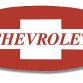 Chevrolet bowtie logo, as it appeared in 1957-1959 print advertising