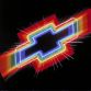 Chevrolet bowtie graphic, as it appeared in conjunction with 1985\'s Heartbeat of America ad campaign