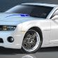 The COPO Camaro is back at Chevrolet, as a concept designed to the specifications for NHRA Stock Eliminator drag racing competition. The COPO concept vehicle is designed to accommodate more than one engine option, including a naturally aspirated 427 engine (7.0L) Π the same displacement as the original COPO Camaros from 1969 Π and a supercharged 327 (5.3L) engine.