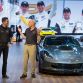 Oliver Gavin, driver of the #4 Chevrolet Corvette Racing C7.R (left) and Corvette Chief Engineer Tadge Juechter, introduce the 2017 Corvette Grand Sport Tuesday, March 1, 2016 at the Geneva International Motor Show in Geneva, Switzerland. Like the Corvette C7.R race car, the Grand Sport combines a lightweight architecture, a track-honed aerodynamics package and a naturally aspirated engine. (Photo by Thorsten Weigl for Chevrolet)
