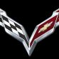 2014 Corvette Crossed Flag Logo 