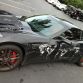Chevrolet Corvette Stingray vandalized