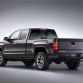 2014 GMC Sierra All Terrain Extended Cab Rear Three Quarter in Iridium Metallic - Studio