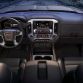 2014 GMC Sierra SLT Interior front dash view from the rear seats