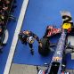 SHANGHAI, CHINA - APRIL 17:  Second placed Sebastian Vettel of Germany and Red Bull Racing celebrates in parc ferme following the Chinese Formula One Grand Prix at the Shanghai International Circuit on April 17, 2011 in Shanghai, China.  (Photo by Paul Gilham/Getty Images)