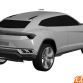 Chinese patent drawings of Lamborghini Urus