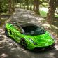 Chrome Green Lamborghini Gallardo