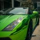Chrome Green Lamborghini Gallardo
