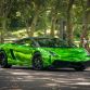 Chrome Green Lamborghini Gallardo