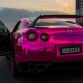 Chrome pink Nissan GT-R and Maserati Quattroporte