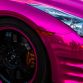 Chrome pink Nissan GT-R and Maserati Quattroporte