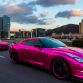 Chrome pink Nissan GT-R and Maserati Quattroporte
