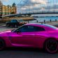 Chrome pink Nissan GT-R and Maserati Quattroporte