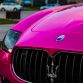 Chrome pink Nissan GT-R and Maserati Quattroporte