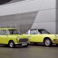 Classic Mini and Porsche 911