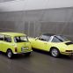 Classic Mini and Porsche 911