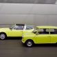 Classic Mini and Porsche 911