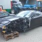 Crashed Ferrari 612 Scaglietti for sale