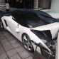 Crashed Lamborghini Gallardo Spyder