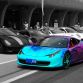 Crystal wrap on Ferrari and Lamborghini