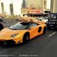 DMC Lamborghini Aventador with giant teddy bear