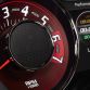 2015 Dodge Challenger SRT Hellcat tachometer gauge, which provides a heritage-inspired look, reminiscent of the ‘tic-toc-tach” gauges from the 1971 Challenger and are finished in a Dark Radar Red tone.