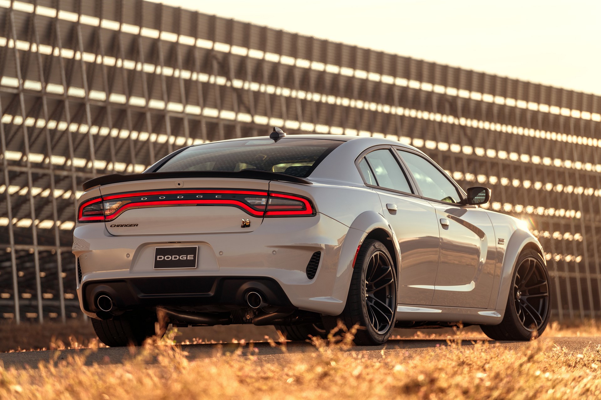 The 2020 Dodge Charger Scat Pack Widebody features a best-in-class, naturally aspirated 485-horsepower from the proven 392 cubic inch HEMI® V-8 engine