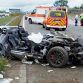 Dodge Viper Crashed in Autobahn