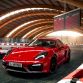 Driving Porsche Cayman GTS on a Go-Kart track
