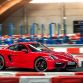Driving Porsche Cayman GTS on a Go-Kart track