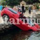 Ferrari 360 Spider drop in sea in Croatia