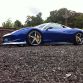 Ferrari 458 Italia Blue and Chrome