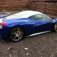 Ferrari 458 Italia Blue and Chrome