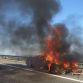 Ferrari 458 Italia on fire