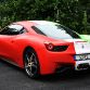 Ferrari 458 Italia with Italian Flag Colors