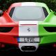 Ferrari 458 Italia with Italian Flag Colors