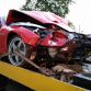 Ferrari 575 superamerica crashed