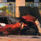 Ferrari 599 GTO Crashes Into Taxi in Singapore