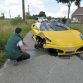Ferrari F430 Spider Crash