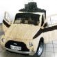 Fiat 500 covered in human hair (3)