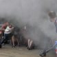 Fire at Williams F1 pit box