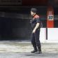 Fire at Williams F1 pit box
