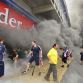 Fire at Williams F1 pit box