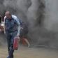 Fire at Williams F1 pit box