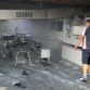 Fire at Williams F1 pit box