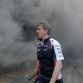 Fire at Williams F1 pit box