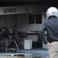 Fire at Williams F1 pit box