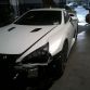 First crashed Lexus LFA