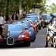 Five Bugatti Veyron at Montreal