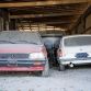 Five hundred cars hidden in a forest